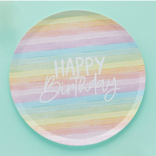Pratos Rainbow Pastel