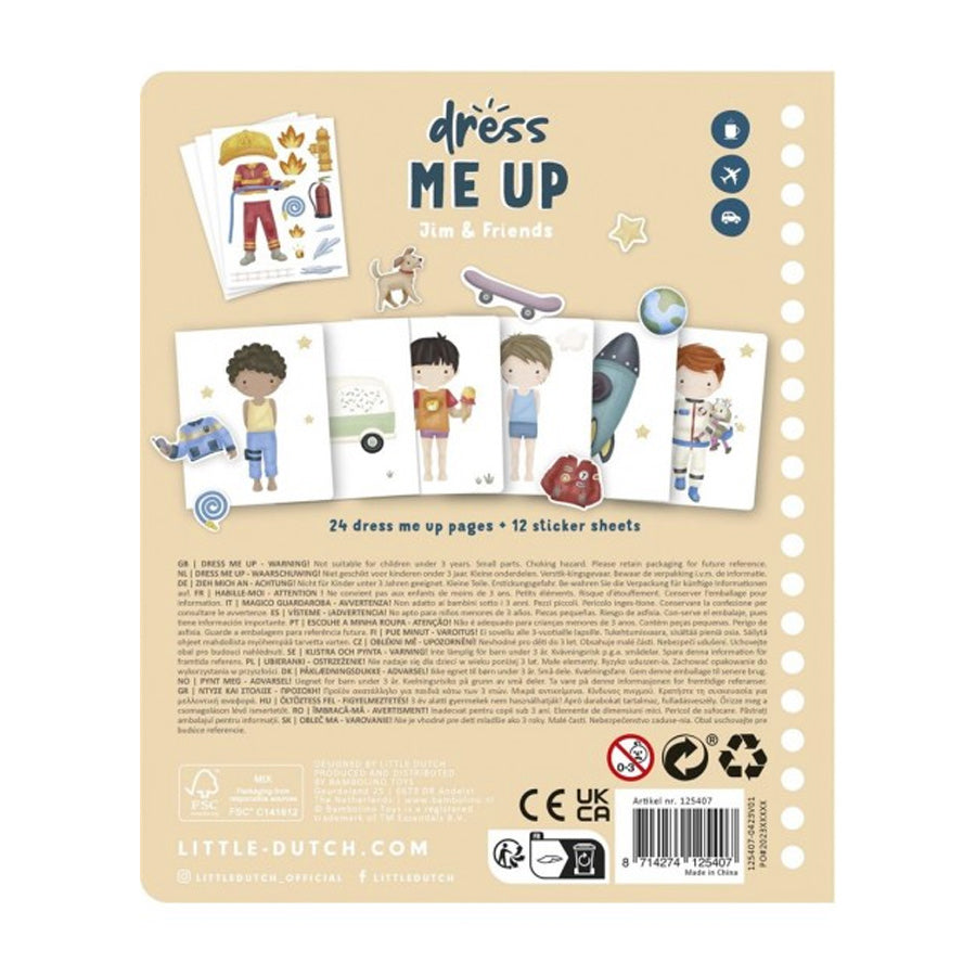 Livro – DRESS ME UP – JIM & FRIENDS