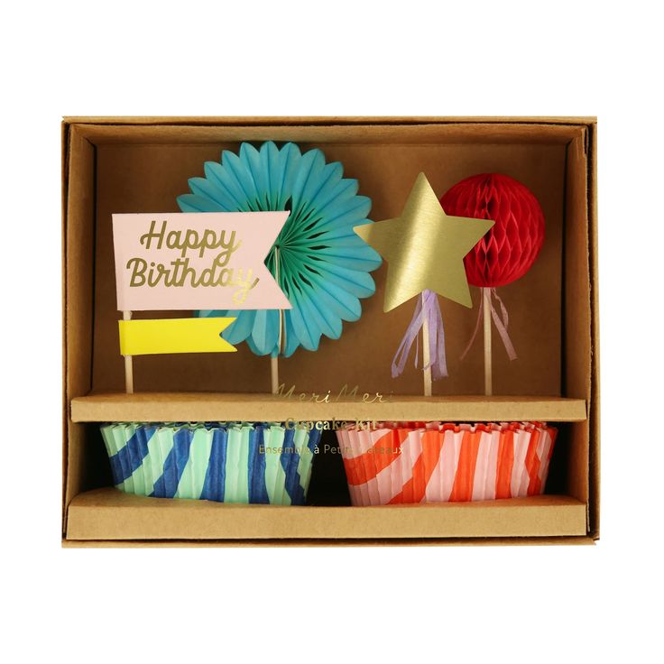Cupcake Kit Happy Birthday