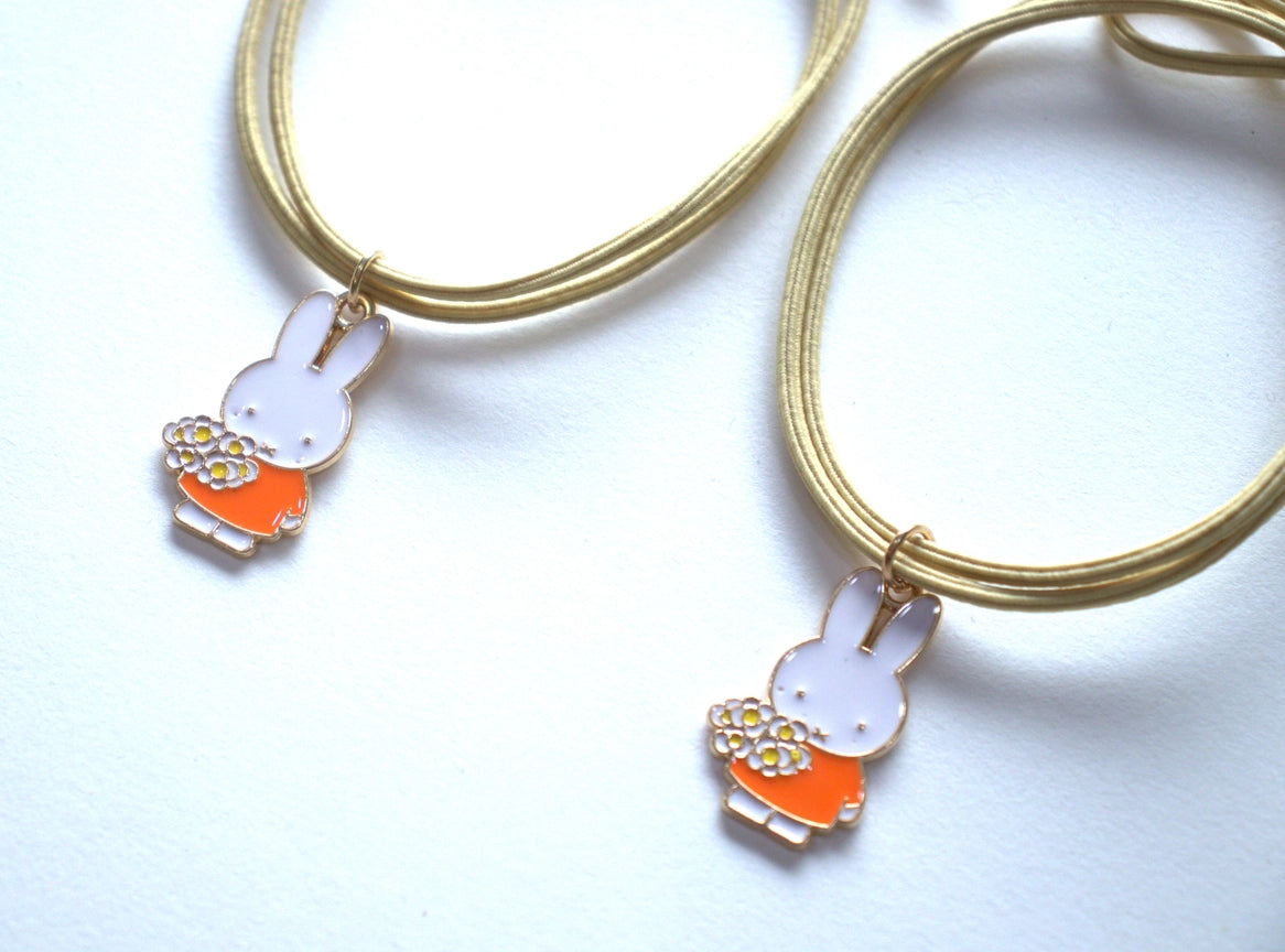 Duo Pulseiras & Elásticos de Cabelo Miffy Flower