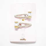 Duo de Ganchos Miffy Gold