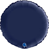 Blue Round Foil Balloon