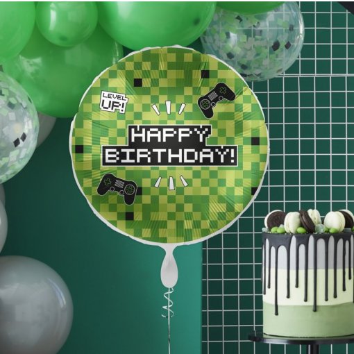 Balão Foil Happy Birthday Game