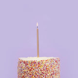 Velas Douradas Fininhas Metalizadas