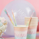 Palhinhas Cartão Eco Rainbow