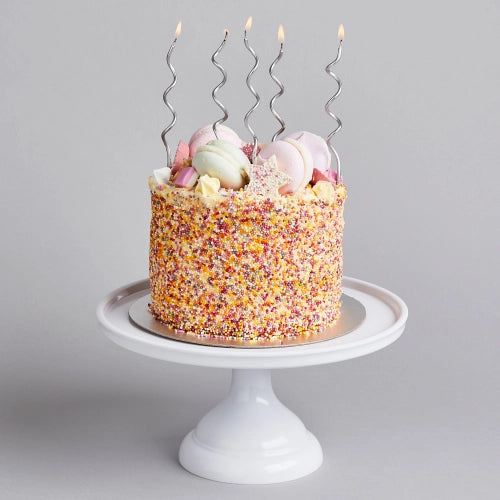 Velas Curly Prateadas