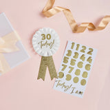 Crachá Personalizável Dourado