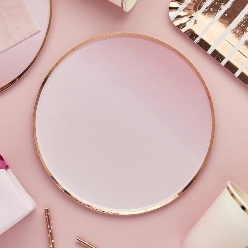 Pratos Rose Gold Ombre