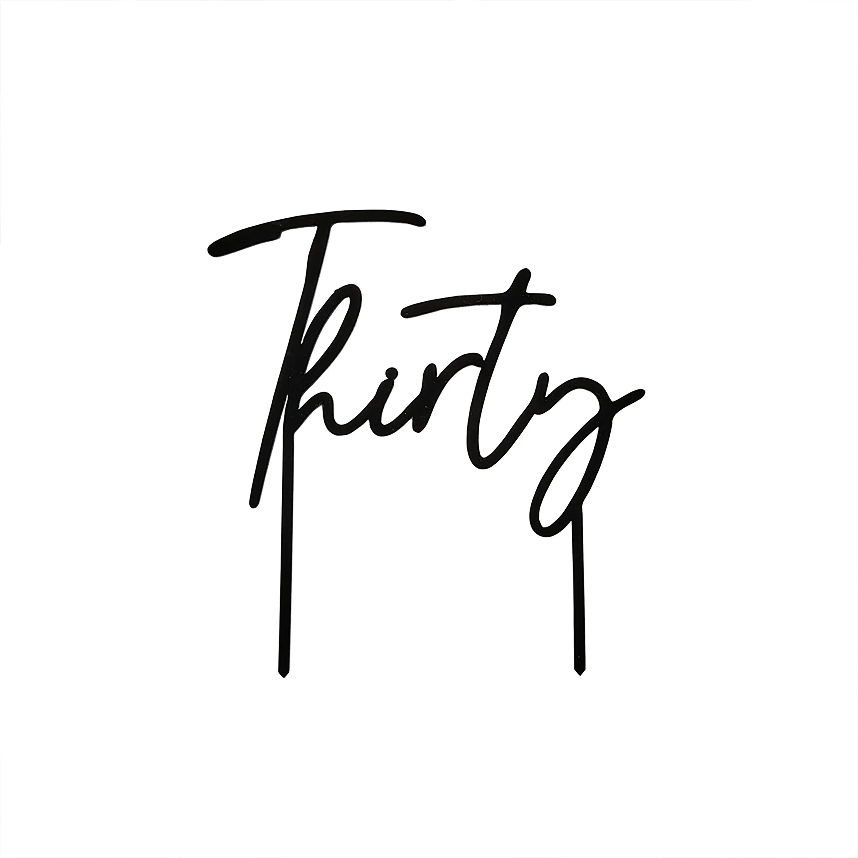 Topper Preto "Thirty"