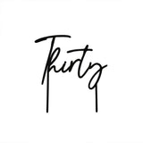 Topper Preto "Thirty"