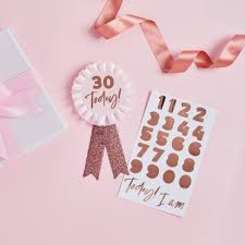 Customizable Rose Gold Badge