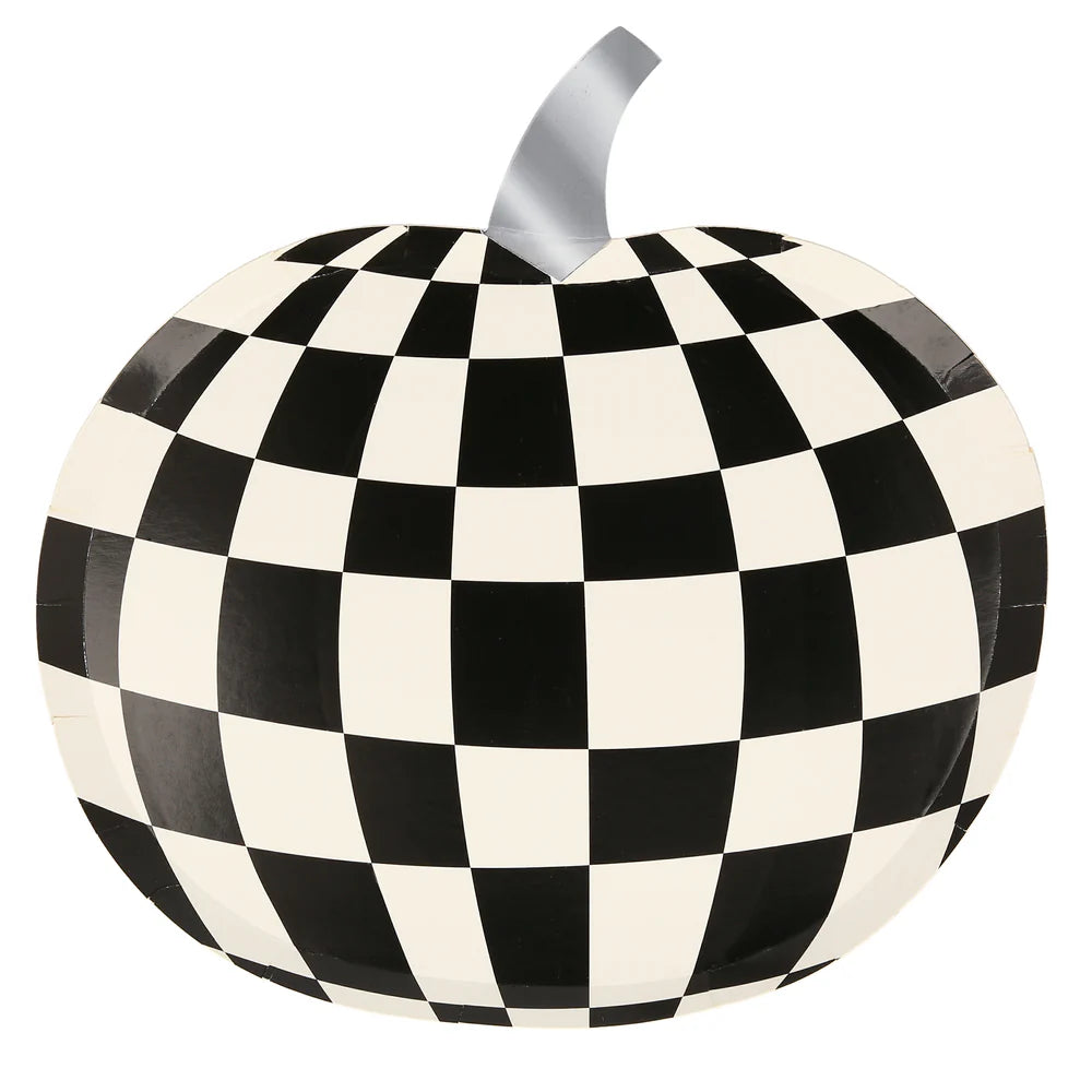 Pratos Abóbora com Padrão