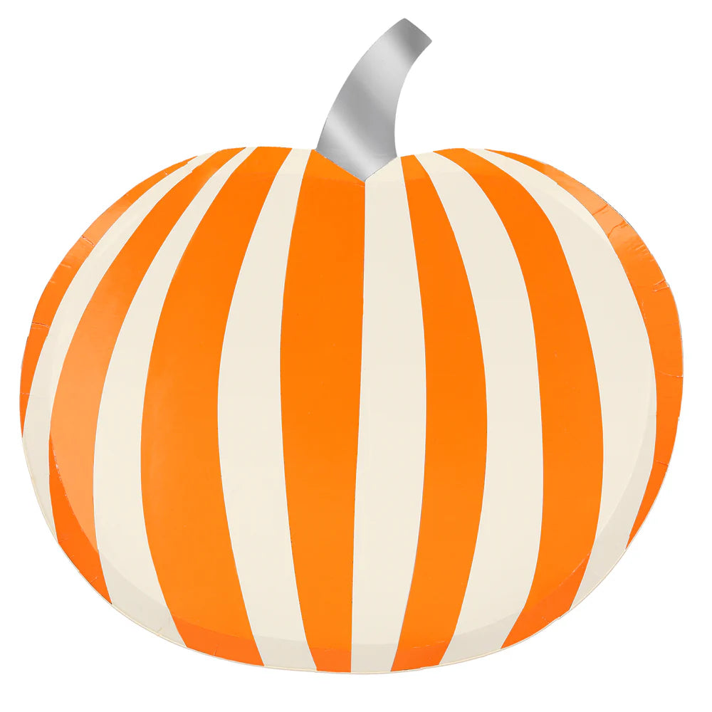 Pratos Abóbora com Padrão