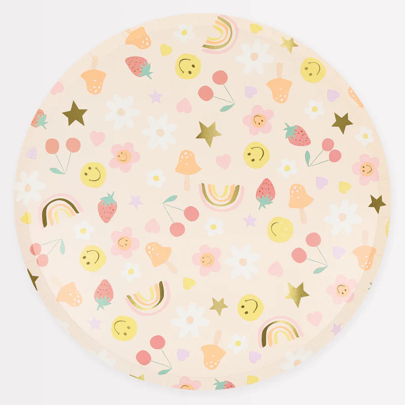Pratos Happy Icons (Grandes)