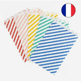 Colorful Striped Paper Bags Mix