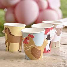 Farm Animals Cups