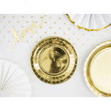 Pratos Dourados Foil (pequenos)