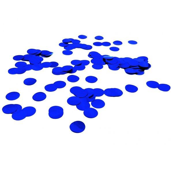 Confetti Foil Redondo Azul Forte