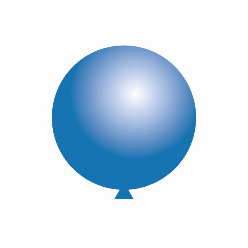 Balão Latex Grande Azul Royal