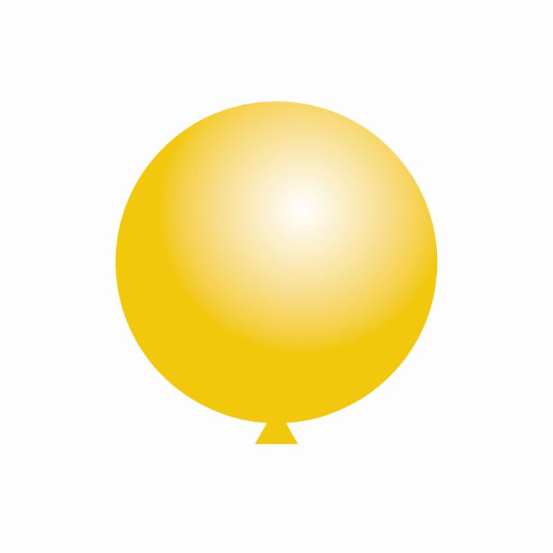 Balão Latex Grande Amarelo Torrado