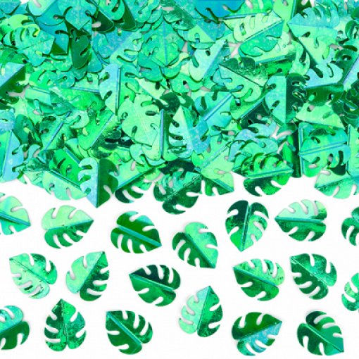 Confettis Folhas Verde Foil