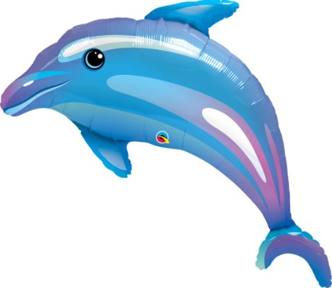 Foil Balloon Dolphin