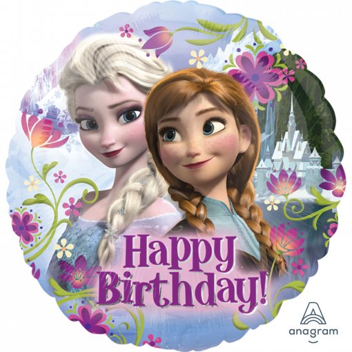 Balão Foil Frozen Happy Birthday