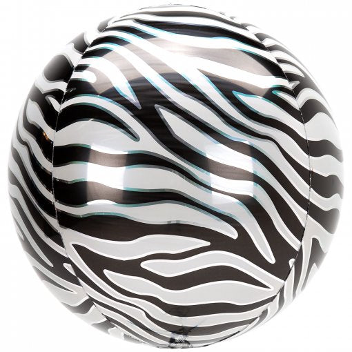 Balão Foil Orbz Zebra