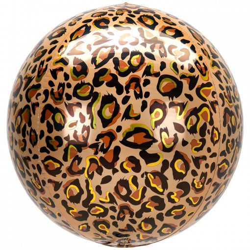 Balão Foil Orbz Leopardo