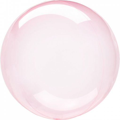 Balão Crystal Clear Rosa Choque