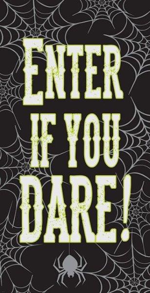 Cartaz Porta Enter if You Dare Halloween