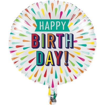 Balão Foil  Happy Birthday