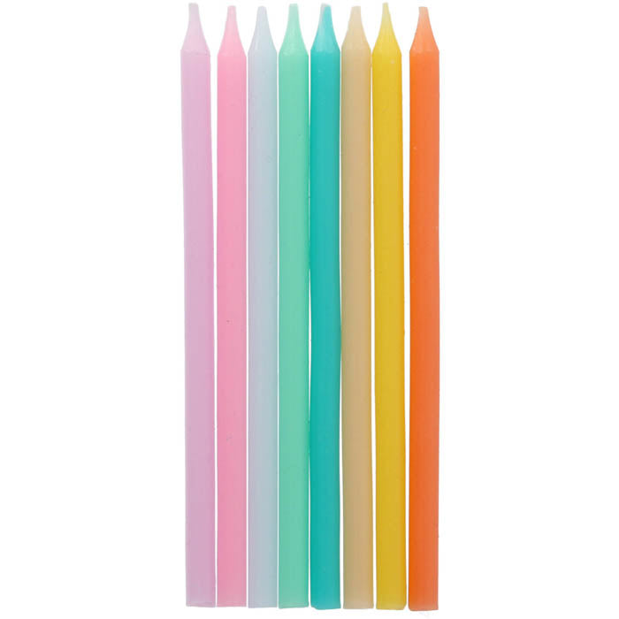 Velas Pastel Multicoloridas