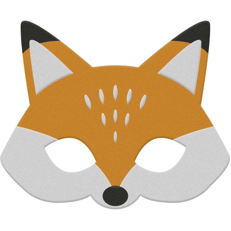 Máscara em Feltro Raposa