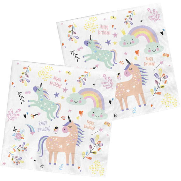 Unicorn napkins