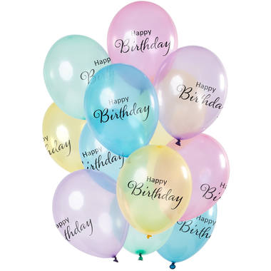 Balão Latex Estampados Happy Birthday