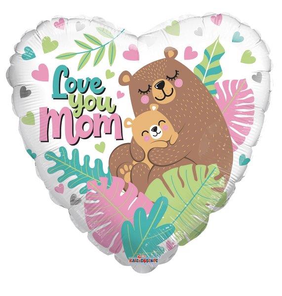 Balão Foil "Love You Mom"