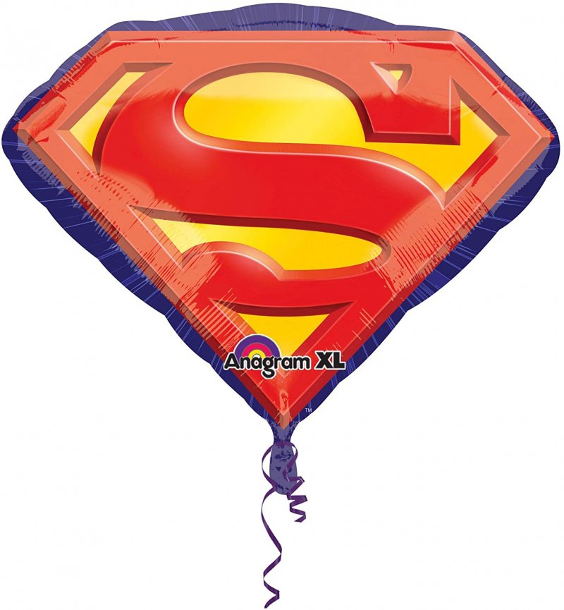 Balão Foil  Supershape Emblema Super Homem