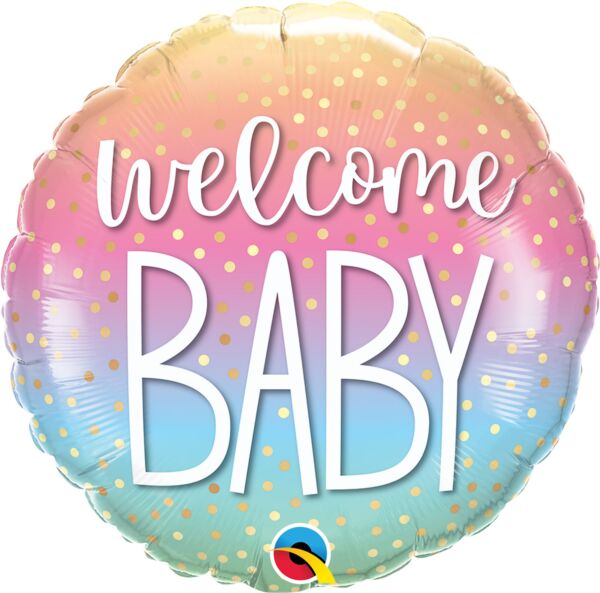 Balão Foil Welcome Baby