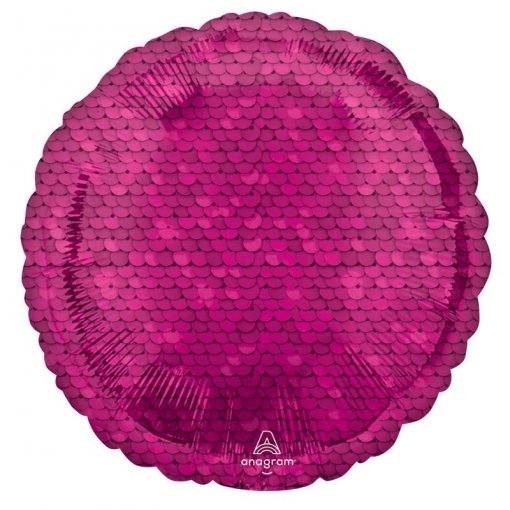 Balão Foil Escamas Rosa