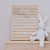 Quadro em Madeira Personalizável com Letras