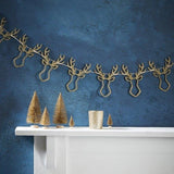 Grinalda Renas em Dourado Glitter