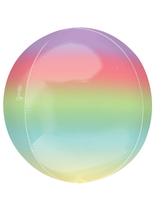 Foil Ombre Rainbow Balloon