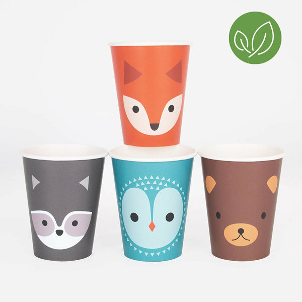 Forest Animals Cups