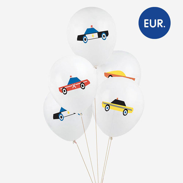Balões Latex Estampados Carros