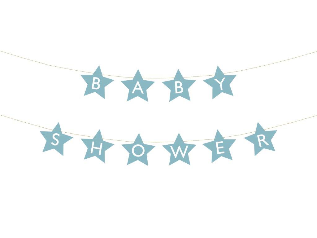 Little Star Banner - Hello Baby Gold