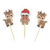 Reindeer and Gingerbread Cupcake Toppers