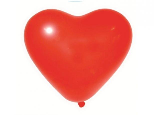 Balão Latex Coração Vermelho