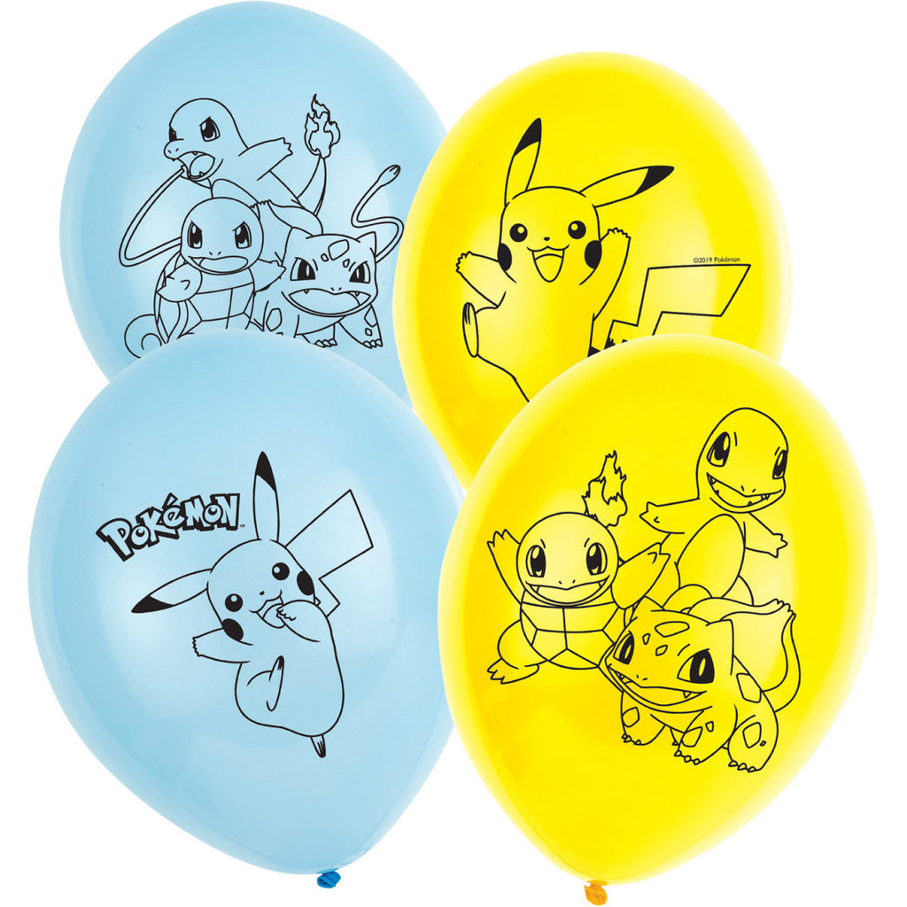 Balões Latex Pokemon - Conj 6