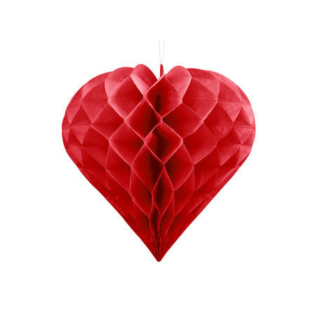 Honeycomb Coração Vermelho